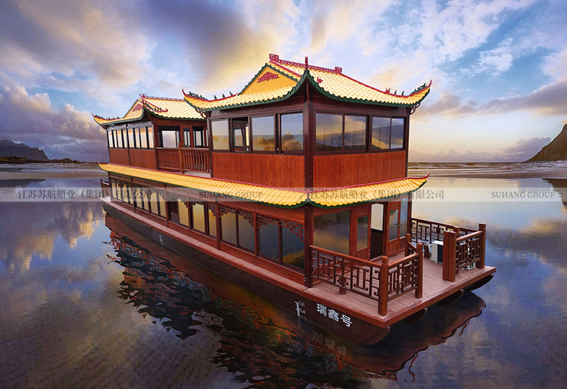 浙江東陽(yáng)清明上河圖景區(qū)定制畫舫船