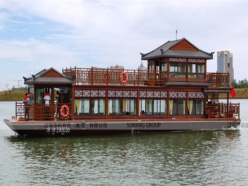 22米景區(qū)接待畫(huà)舫船（定制豪華商務(wù)接待船）